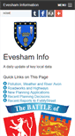 Mobile Screenshot of evesham.info